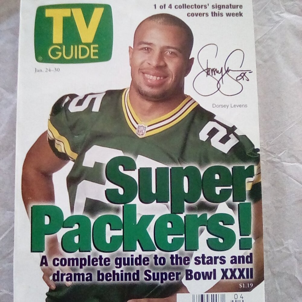 Green Bay Packers collector's TV Guide